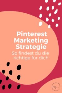 Pinterest Marketing Strategie